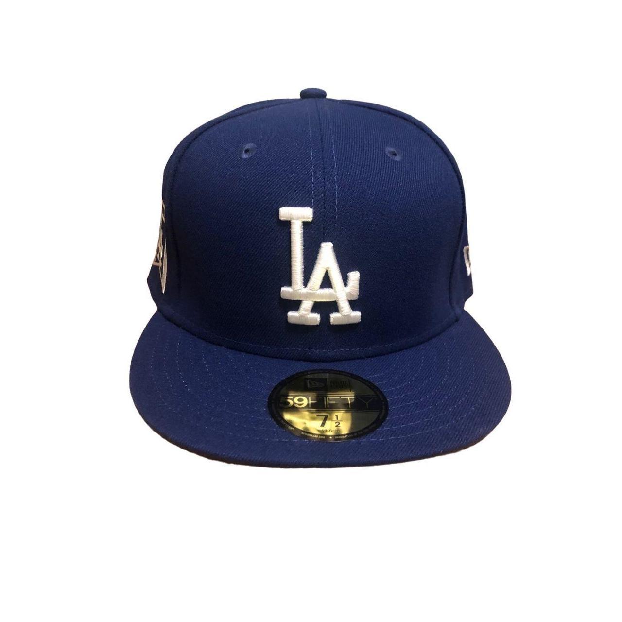 Los Angeles Dodgers Fitted New Era 59FIFTY Banner Side Blue Cap