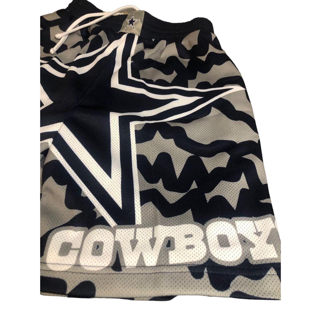 Dallas Cowboys Mitchell & Ness Jumbotron 3.0 Shorts - Gray