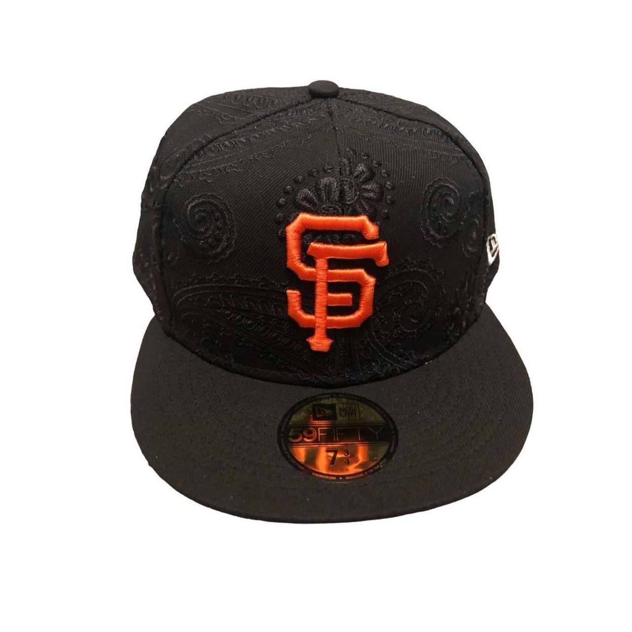 San Francisco Giants SWIRL Black Fitted Hat by New Era