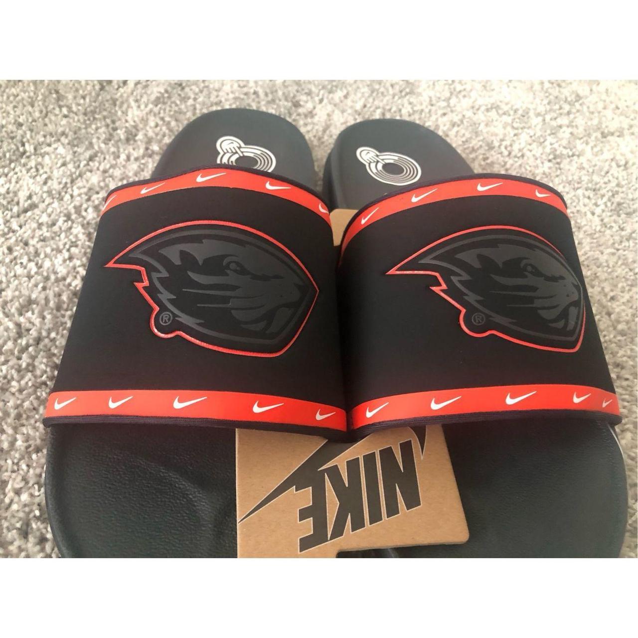 Men's Chicago Bulls Nike Red Benassi Solarsoft NBA Slides