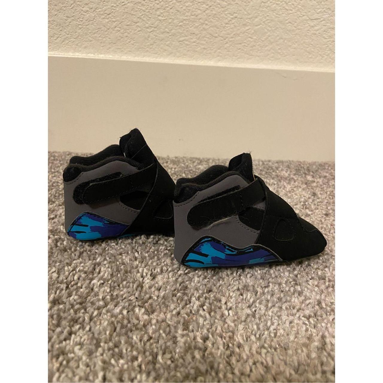 Nike Air Jordan 8 Retro Aqua Baby size 2c Color-... - Depop