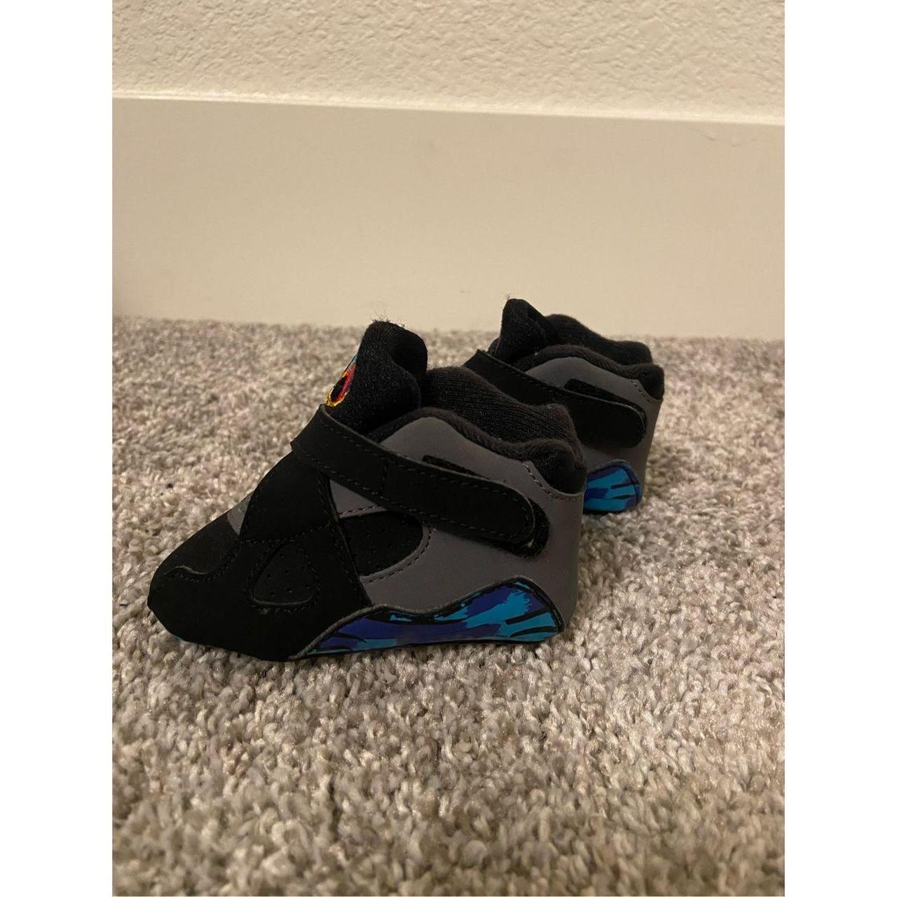 Nike Air Jordan 8 Retro Aqua Baby size 2c Color-... - Depop