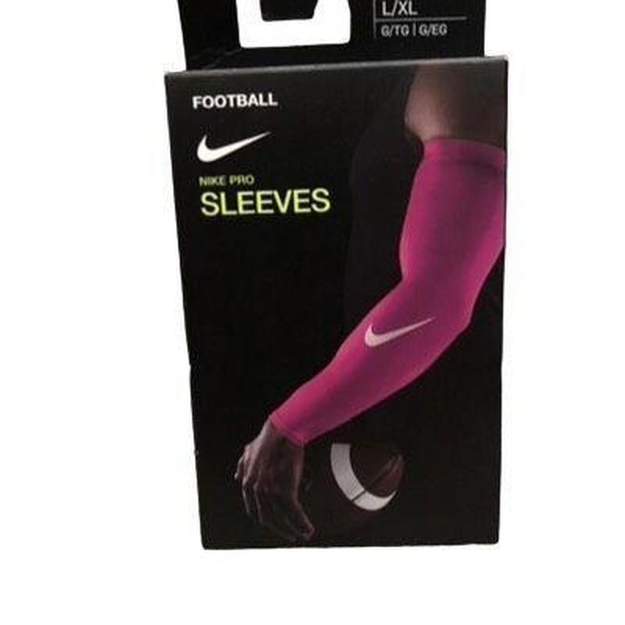 pink nike arm sleeve football