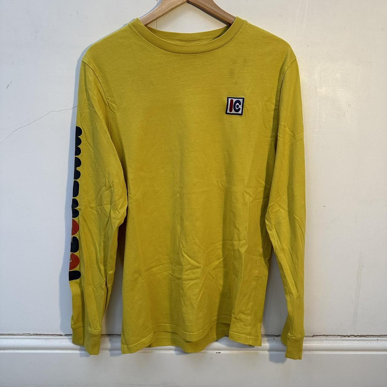 Ice Cream yellow long sleeve. Print on chest and... - Depop