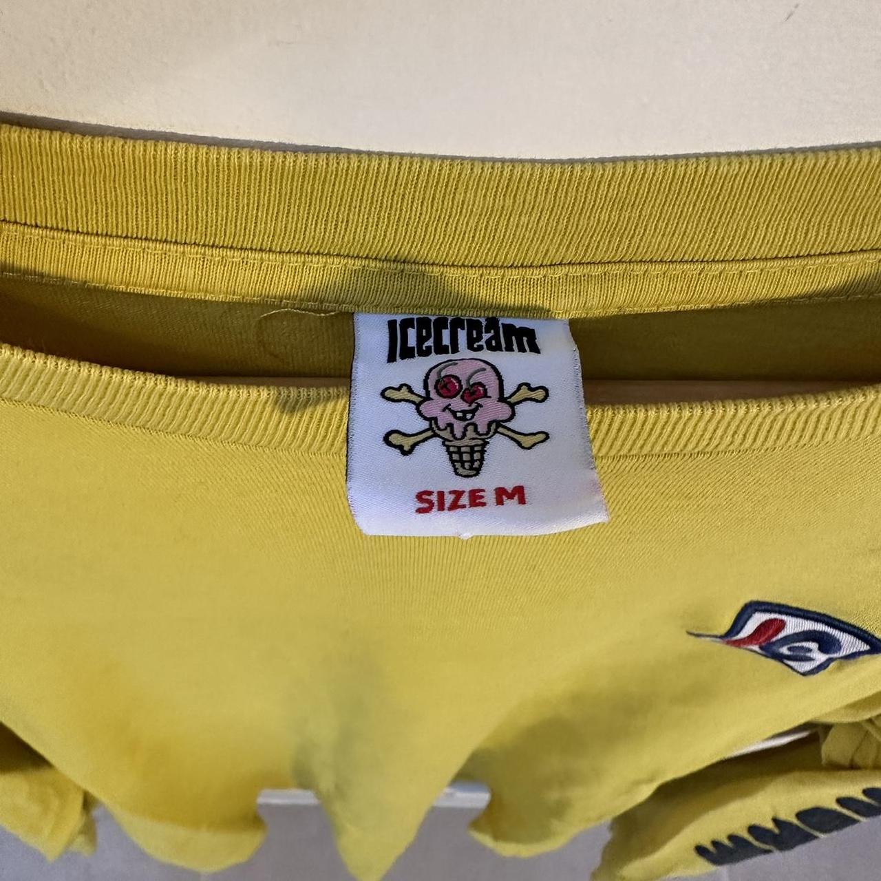 Ice Cream yellow long sleeve. Print on chest and... Depop