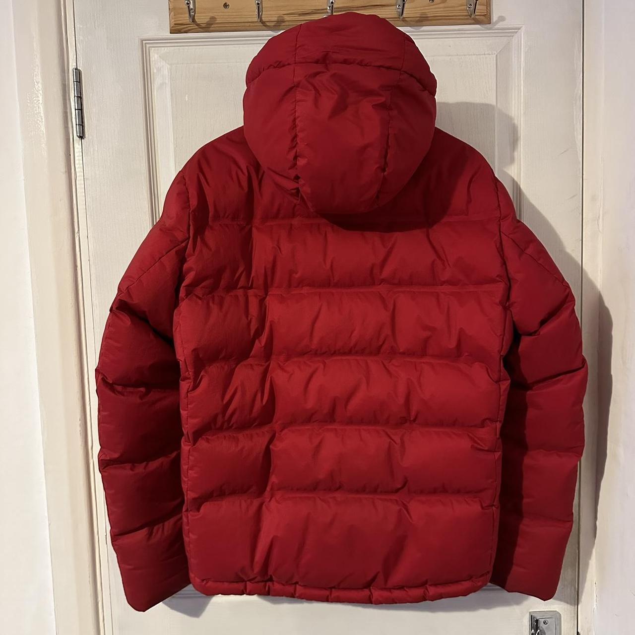 Red Uniqlo down puffer jacket. Great quality... Depop
