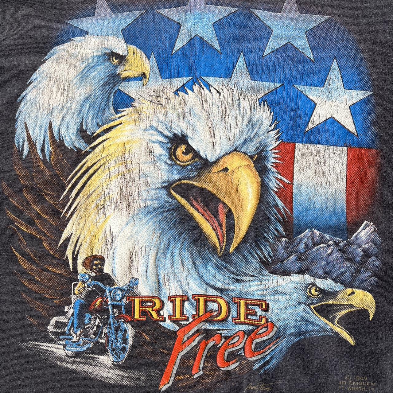 Bird Fluff Vintage Bald Eagle Unisex T-Shirt Asphalt / M