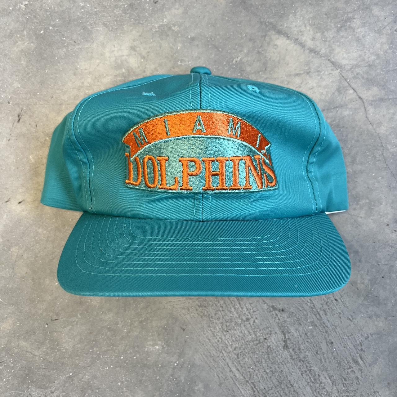 Vintage 1990's Miami Dolphins SPORTS SPECIALTIES 'Script' Snapback Hat