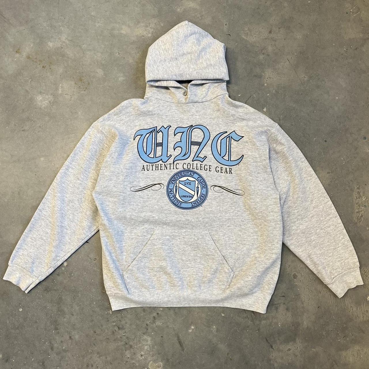 Vintage UNC hoodie Pre-owned Dimensions Pit:... - Depop