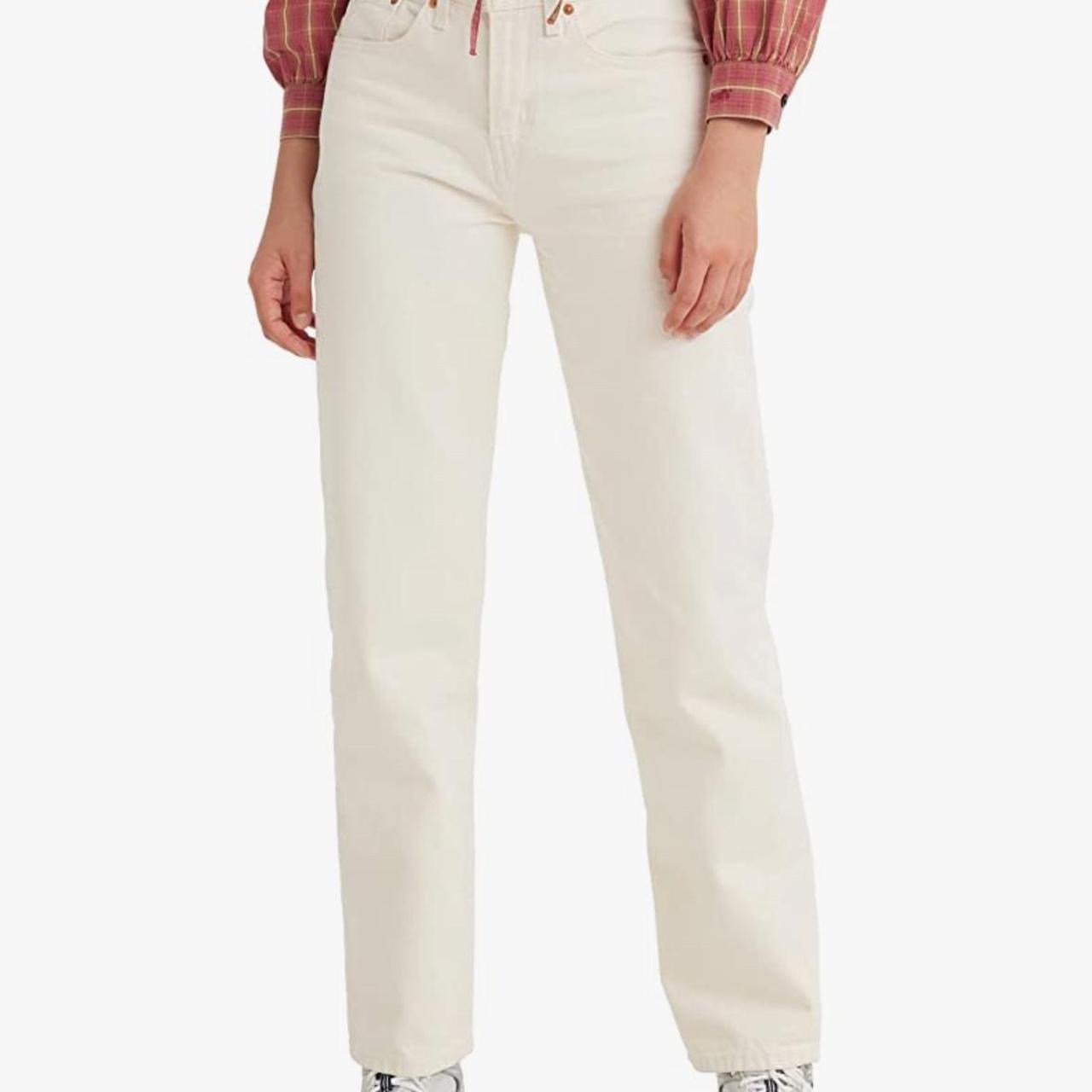 Off white levi's jeans hotsell