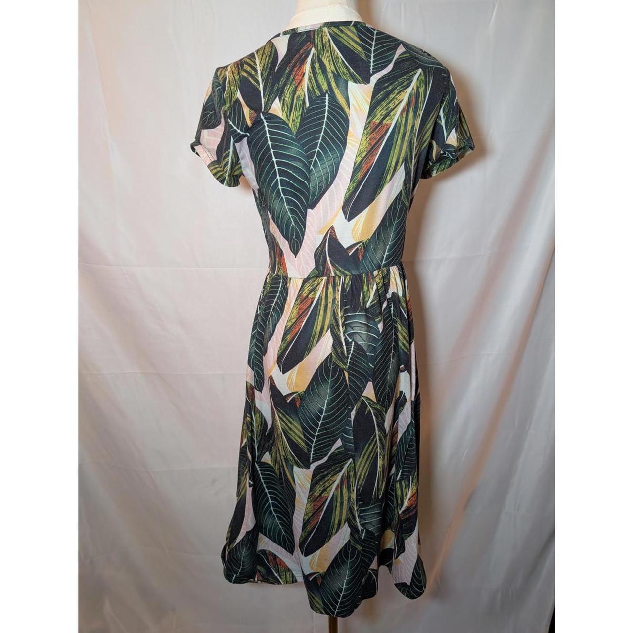 Preloved Women's Dress - Green/Black - S – Ouges … - image 2