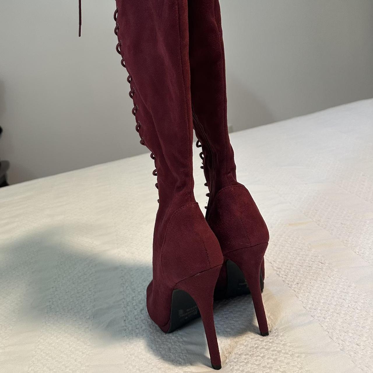 Charolotte Russe Knee High Open Toe Depop