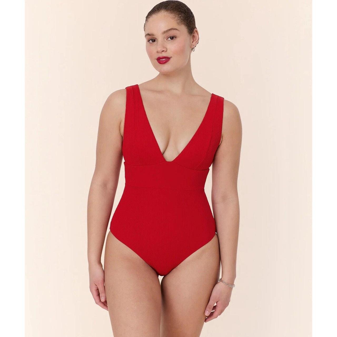 Tall red swimsuit on sale