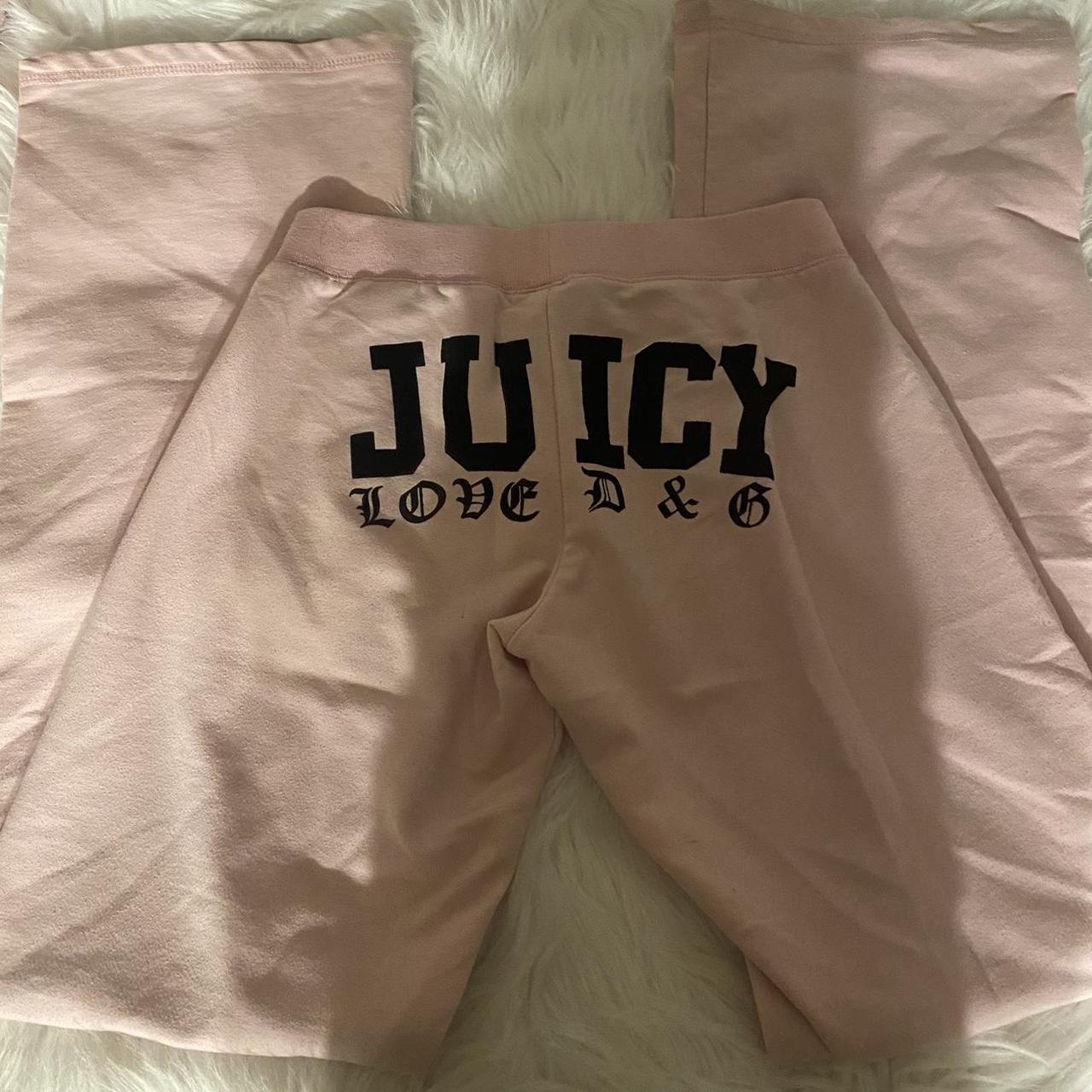 Juicy Couture Terry Cloth Tracksuit Set Size L Zip Hoodie