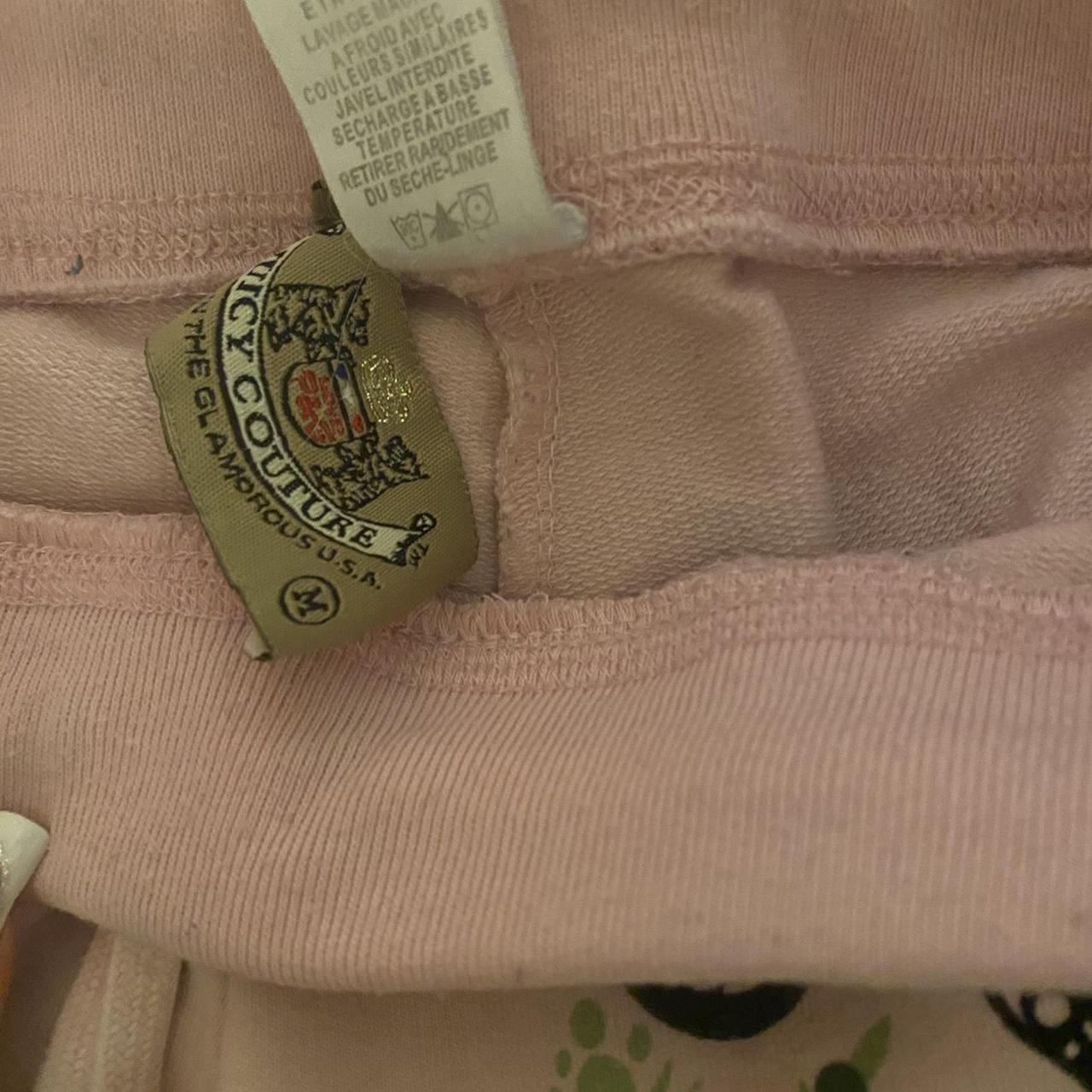 Juicy Couture Terry Cloth Tracksuit Set Size L Zip Hoodie