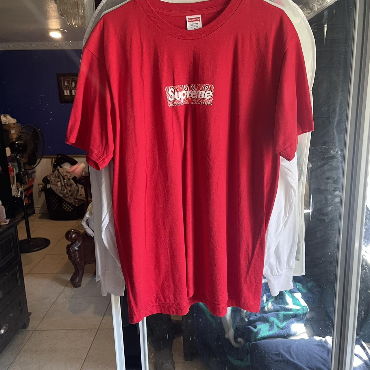 Supreme Box Logo , Red bandana box logo , Size: M...