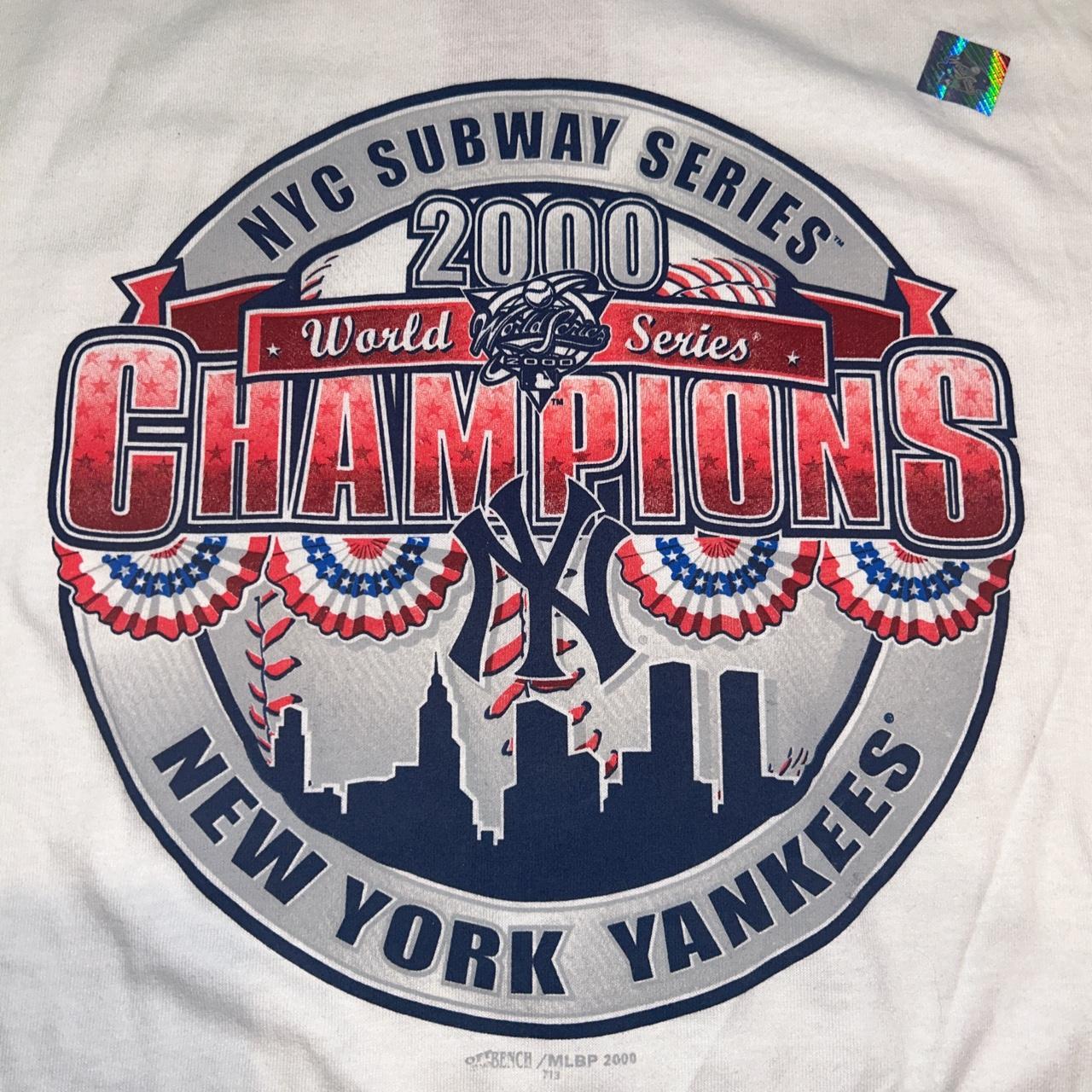 Vintage 2000 Y2K New York Yankees Subway Series - Depop