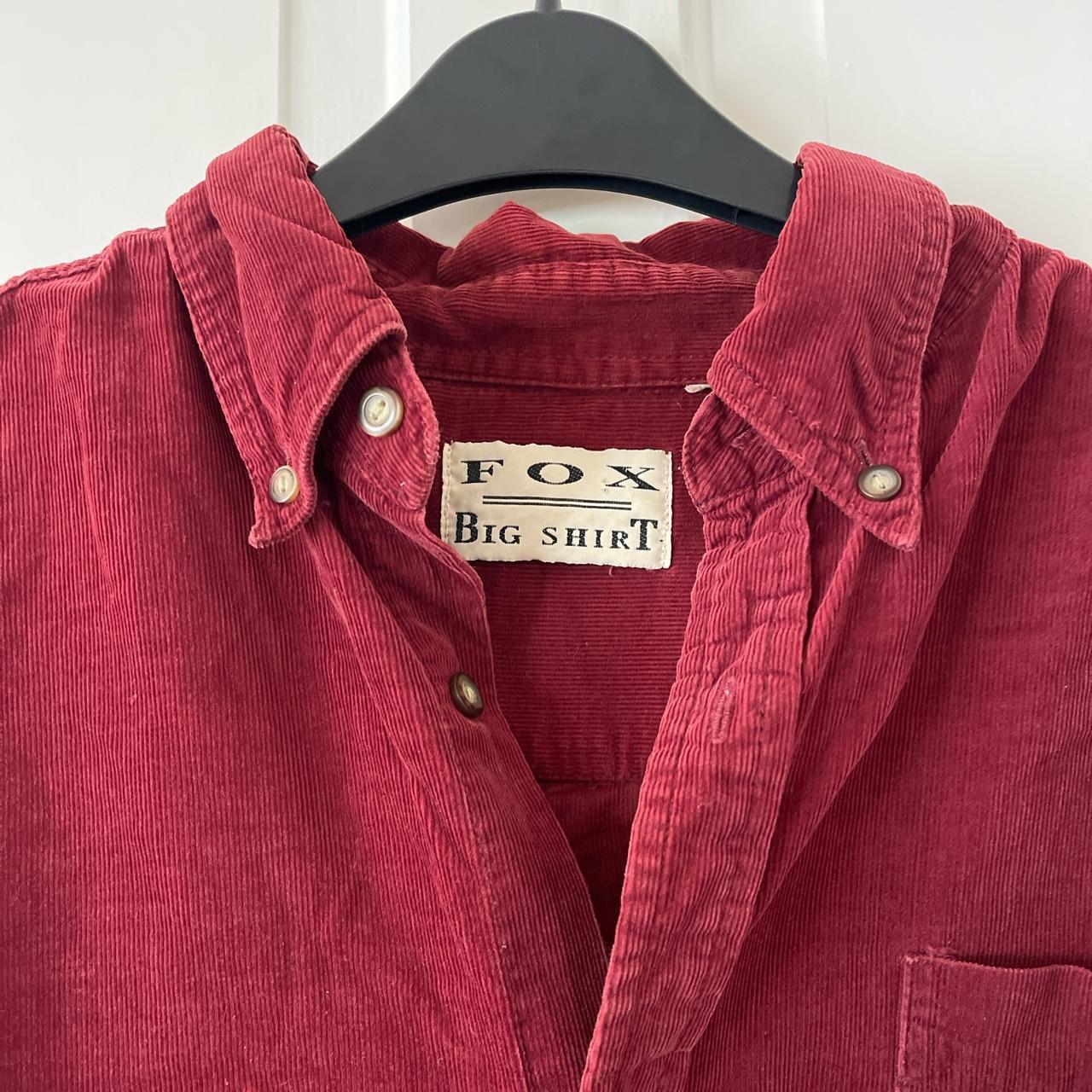 Women's Burgundy and Red Shirt | Depop