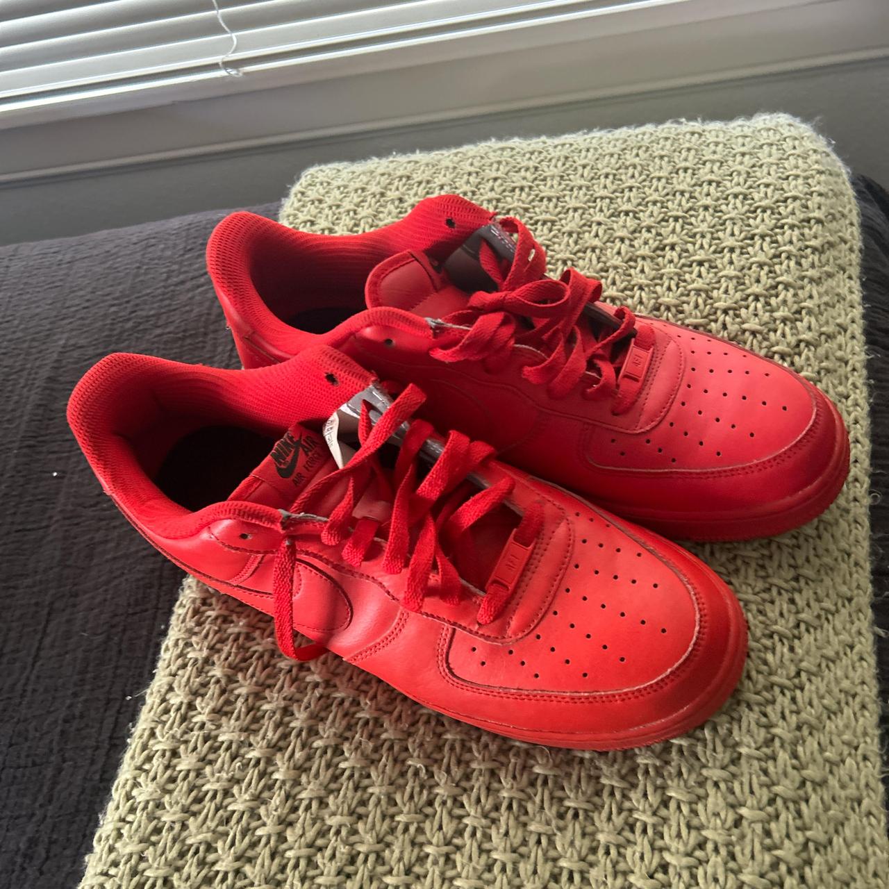mens nike air force red