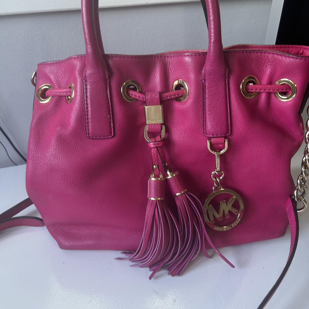 Magenta michael kors purse sale