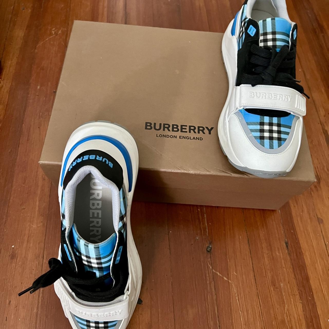 Burberry Blue Men Size 8 Depop