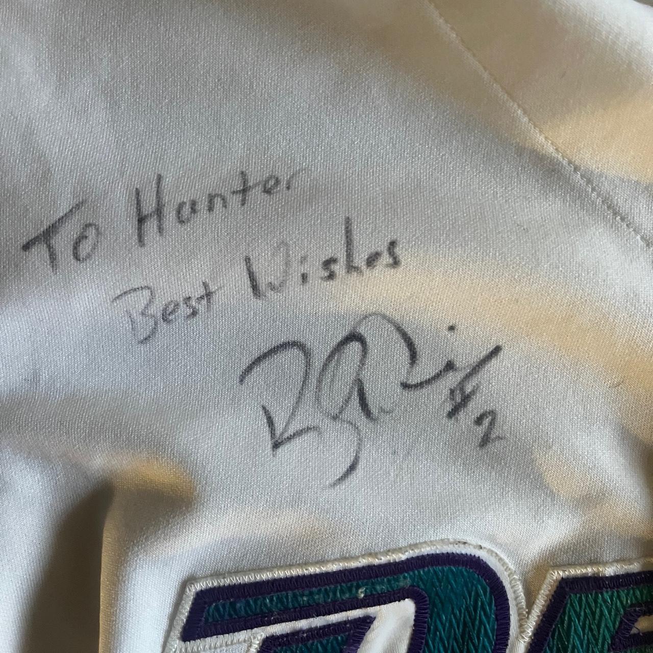 Men's Top - White - M – Devil Rays Signed Button … - image 2