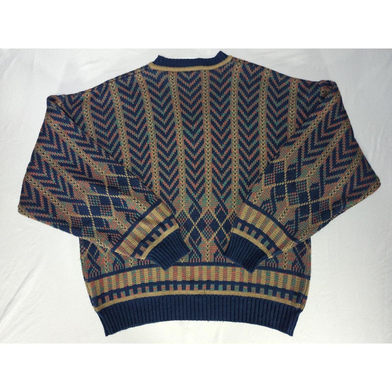 Men's Sweater - Multi - L – Add a pop of color to… - image 3