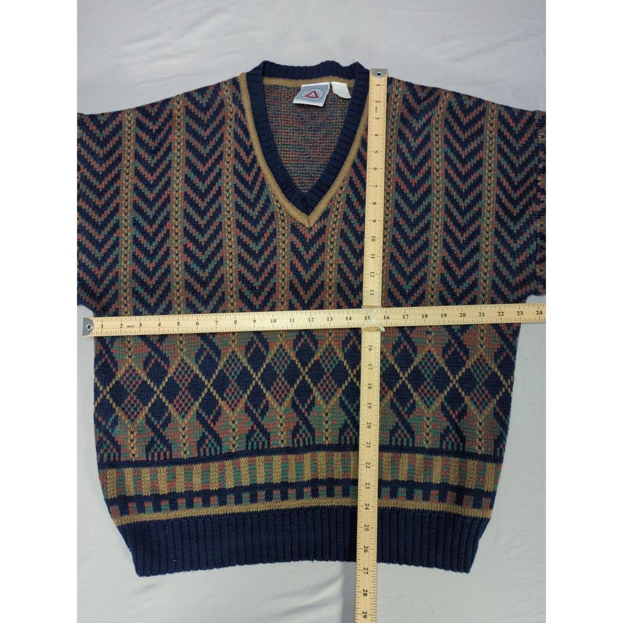 Men's Sweater - Multi - L – Add a pop of color to… - image 6