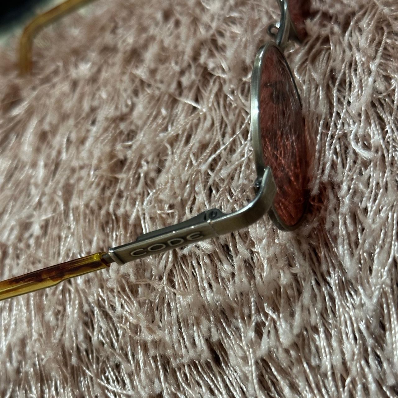 Code Bleu Men's Sunglasses - Brown/Multi – Vintag… - image 2