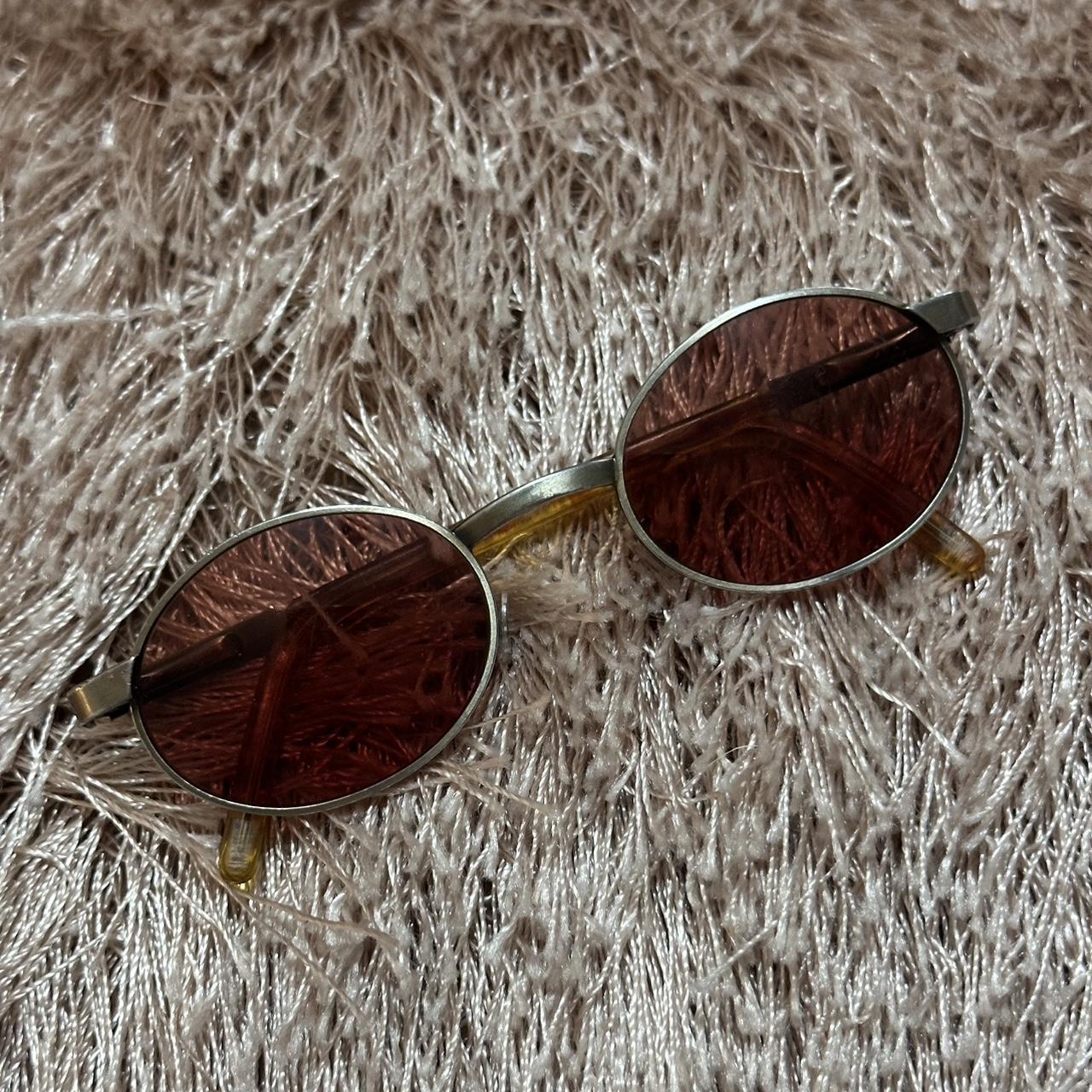 Code Bleu Men's Sunglasses - Brown/Multi – Vintag… - image 1