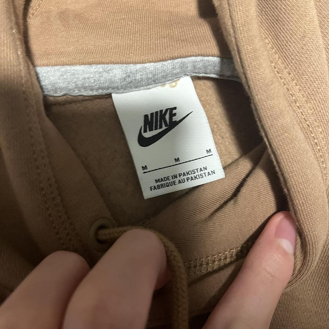 tawny brown nike hoodie