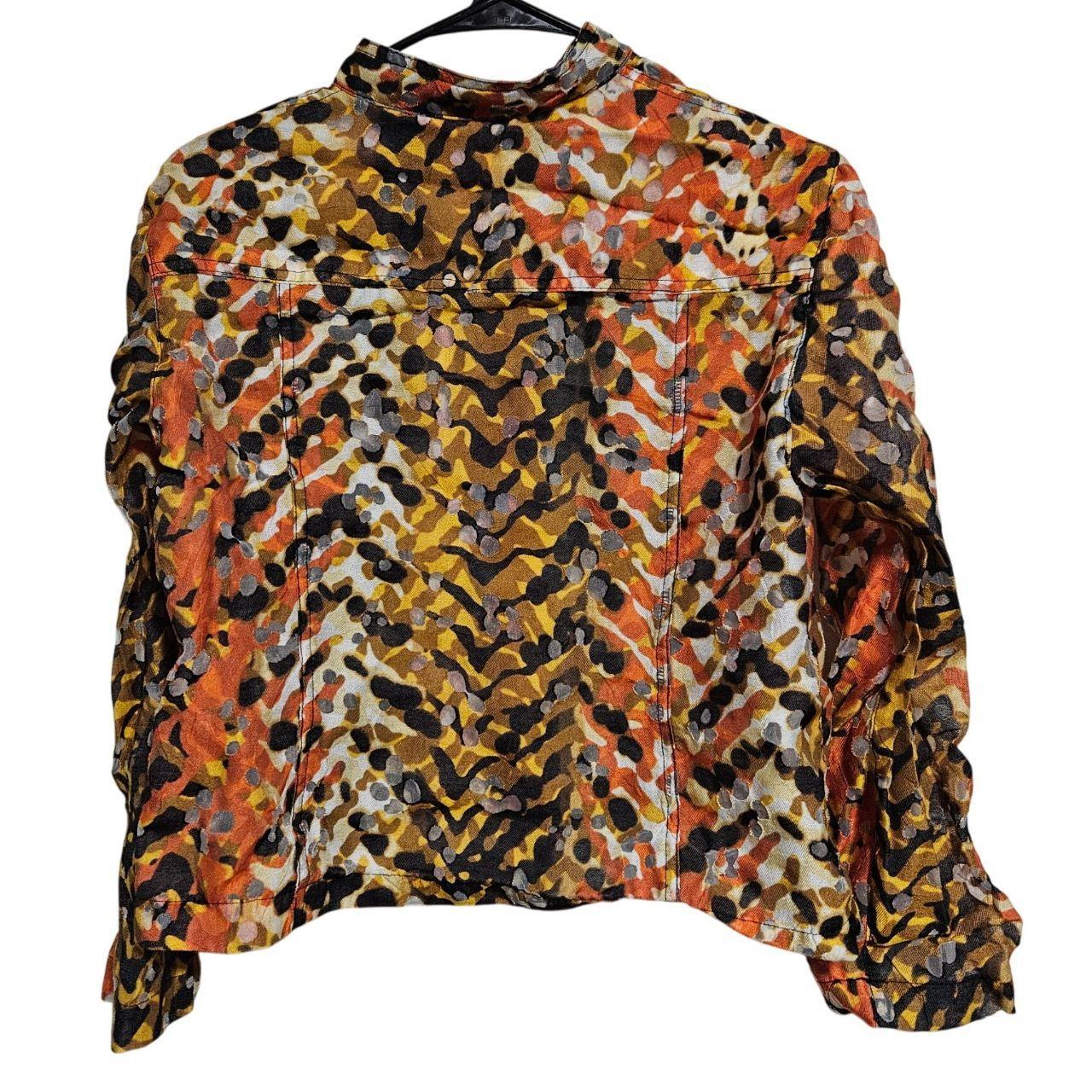 Ruby Rd. Women's Blouse - Orange/Black - 12 – Rub… - image 2