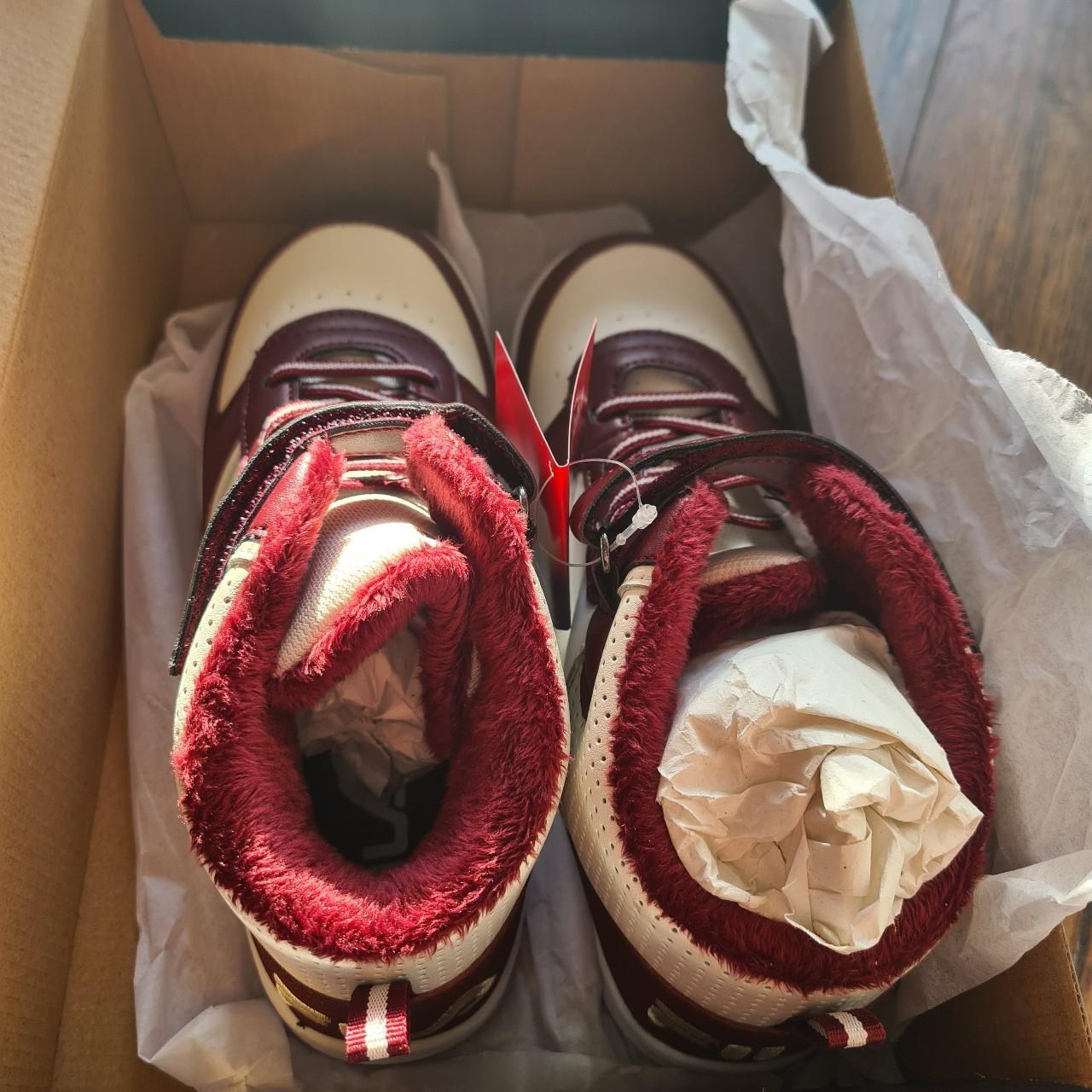 Burgundy fila sale boots