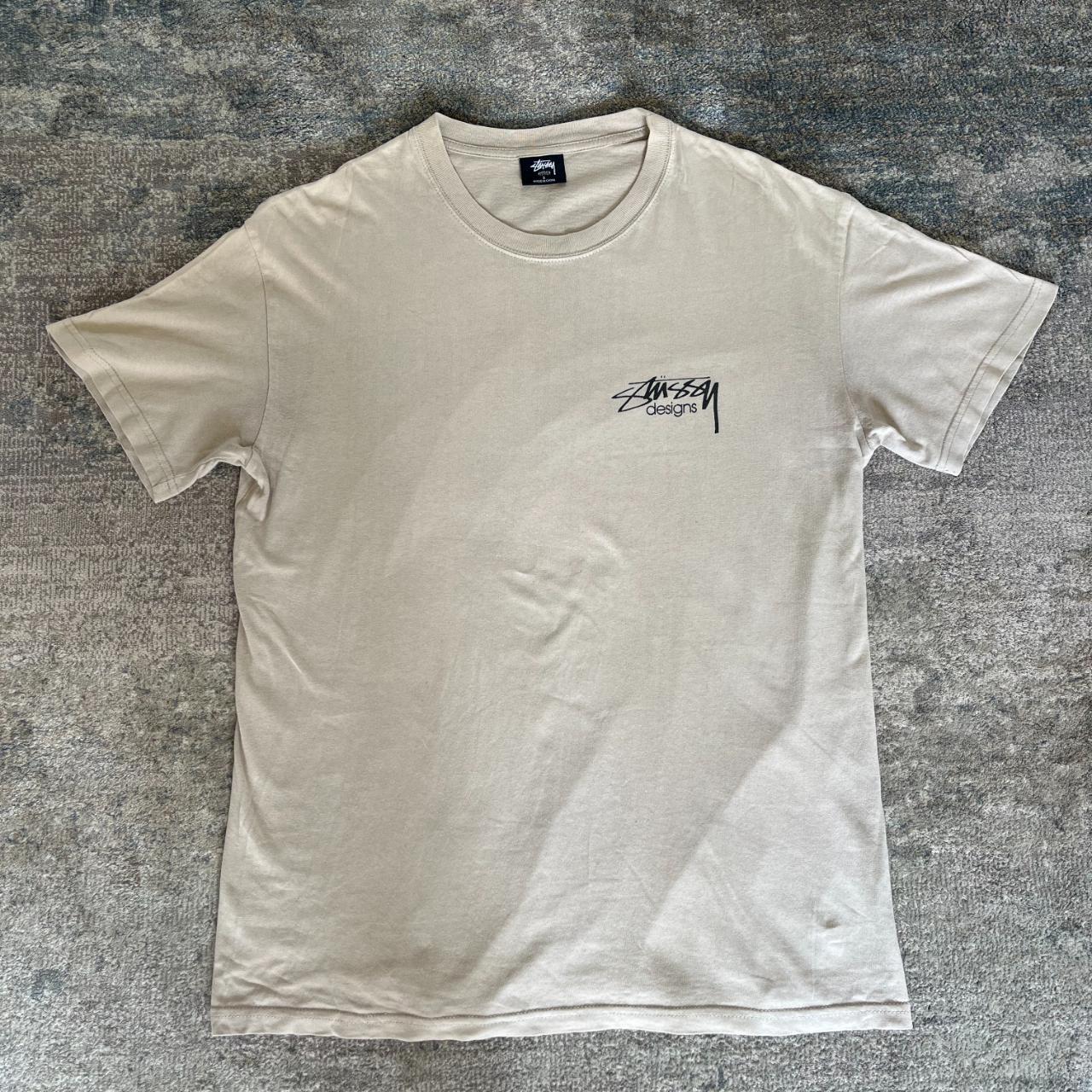 Mens Tshirts Stussy Beige T Shirt Stüssy Men's' Mesh T-Shirt In Beige LN-CC®