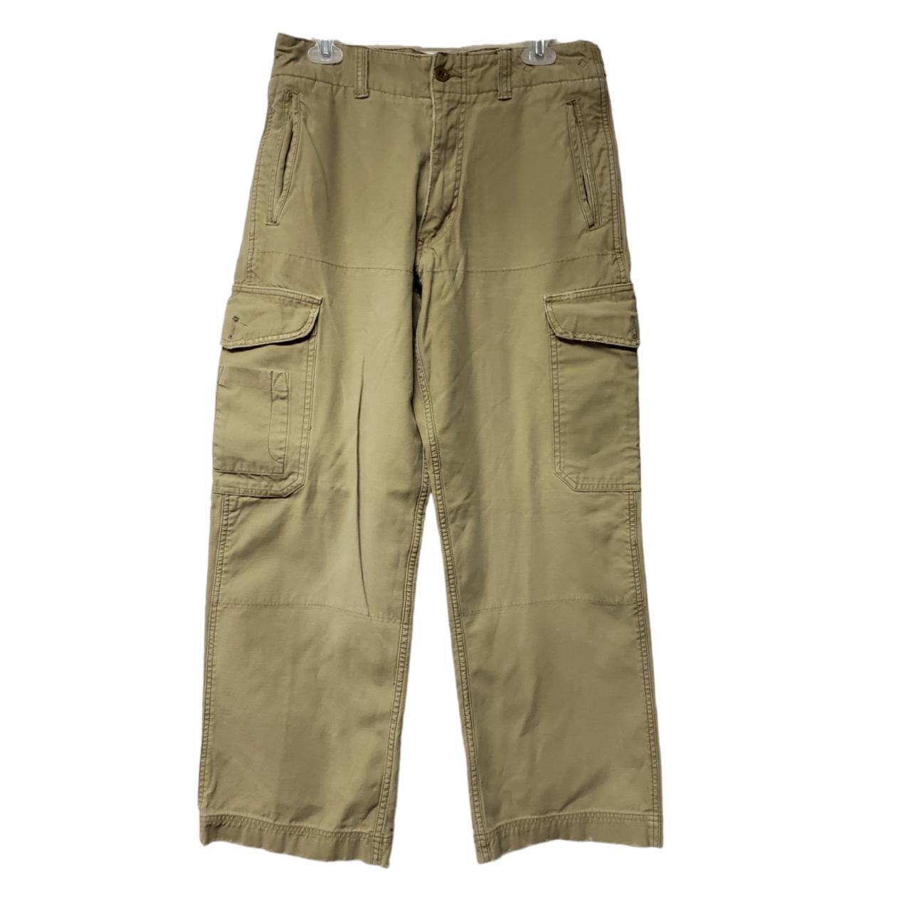 American Eagle Khaki Pants Mens Size 26x28 Brown Twill Chino Slim Straight  | eBay