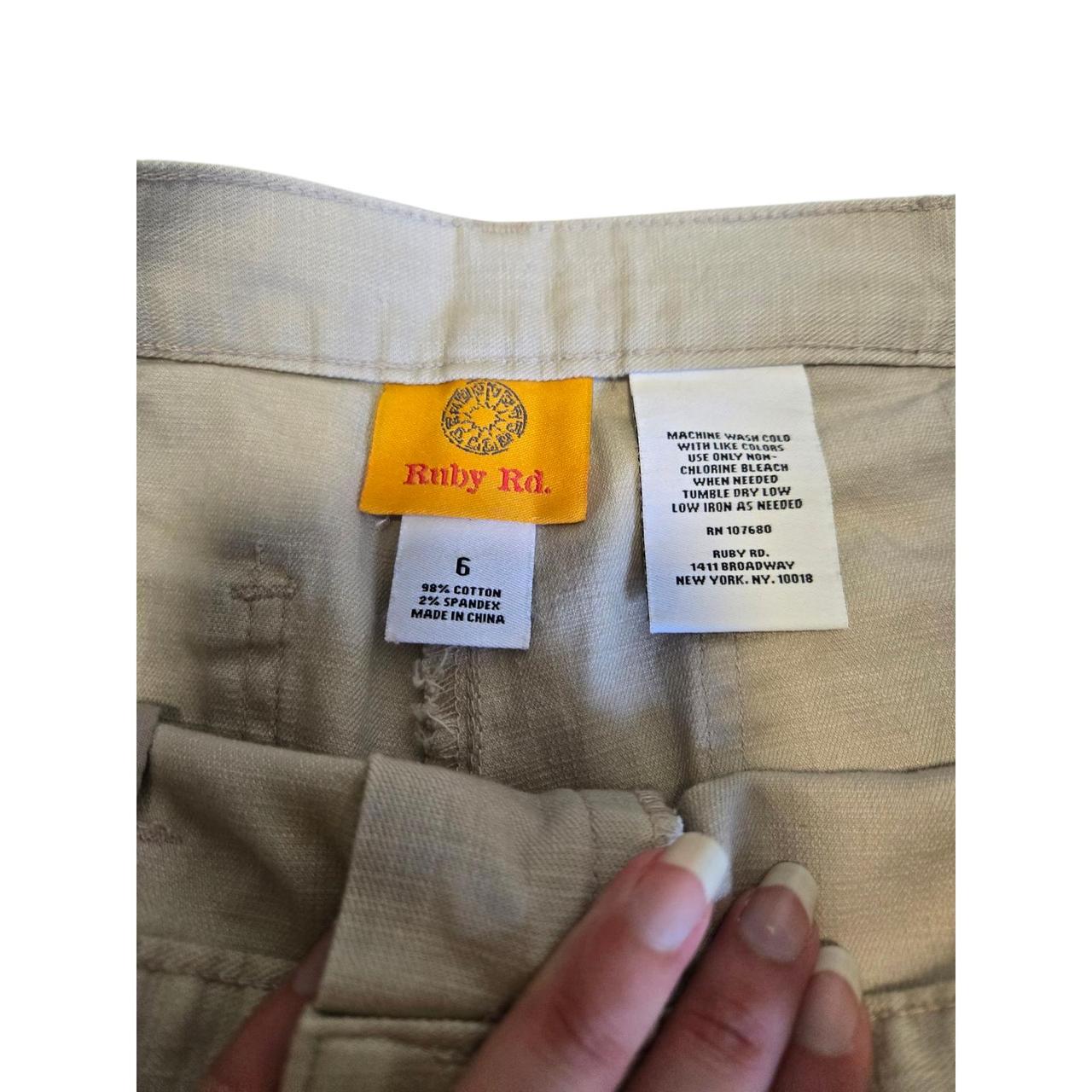 Ruby Rd. Women's Pants - Cream - 6 – These Ruby R… - image 4