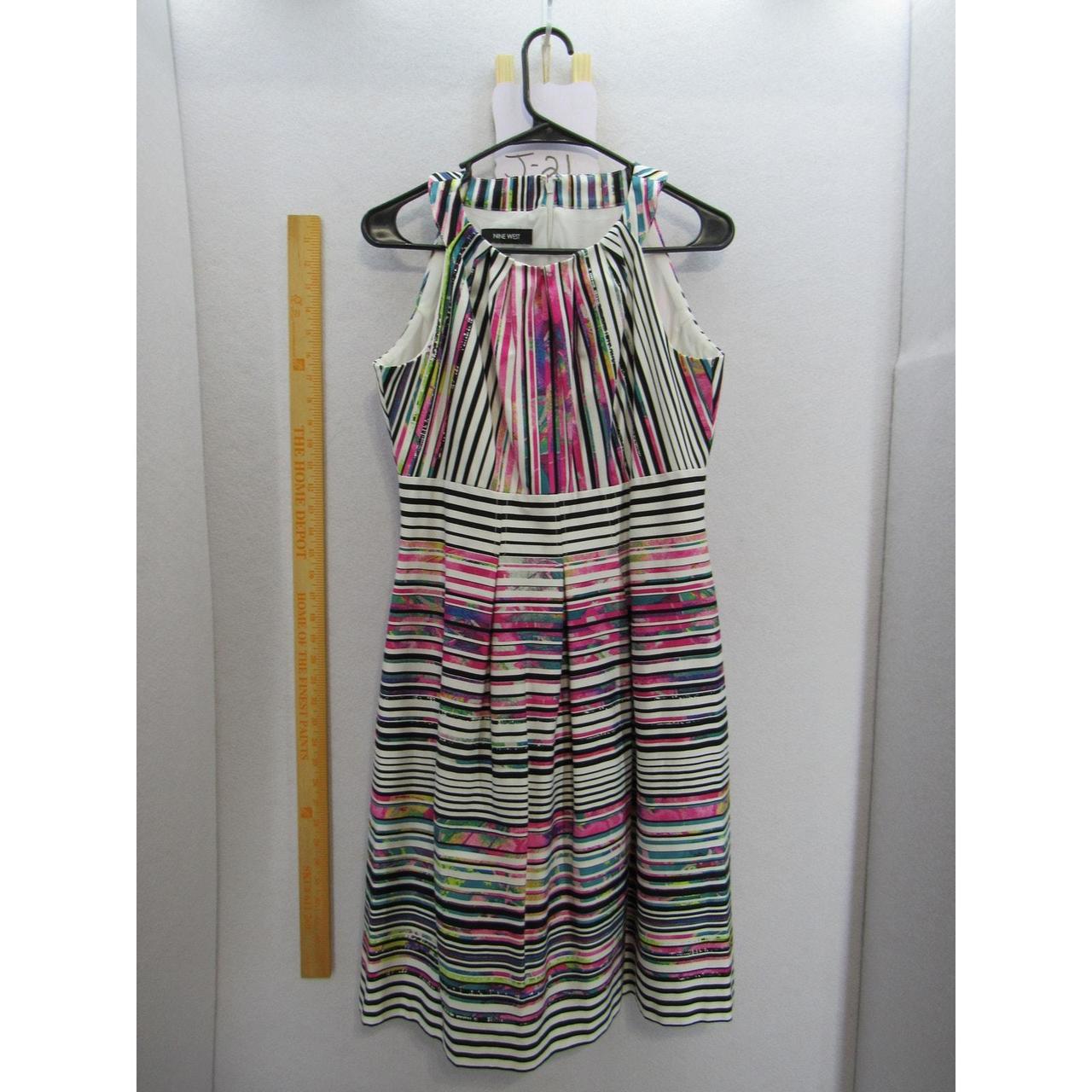 Nine west striped dress best sale