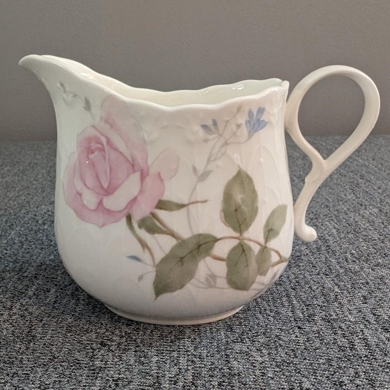 Mikasa Bone China, April Rose, Creamer, Made in... - Depop