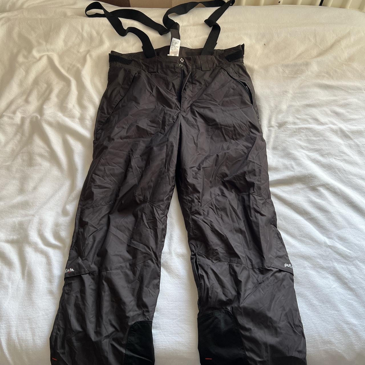 Men’s black ski trousers Worn once good condition... - Depop