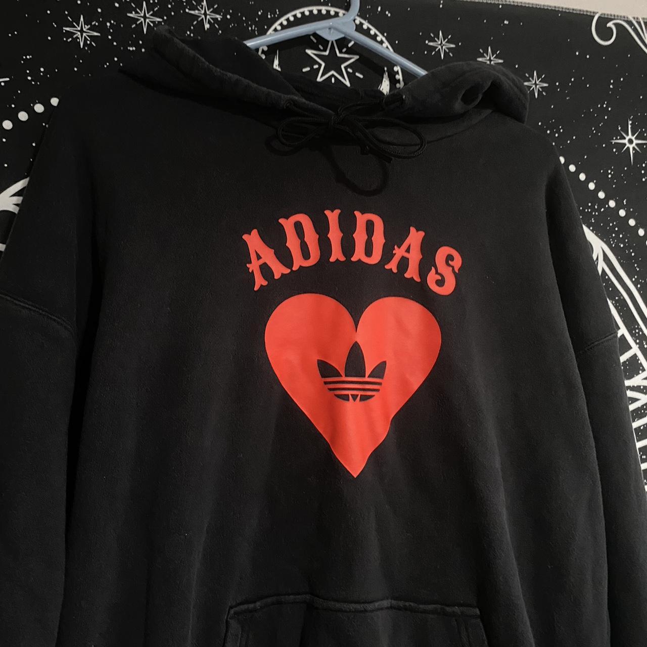 Adidas heart hoodie hotsell