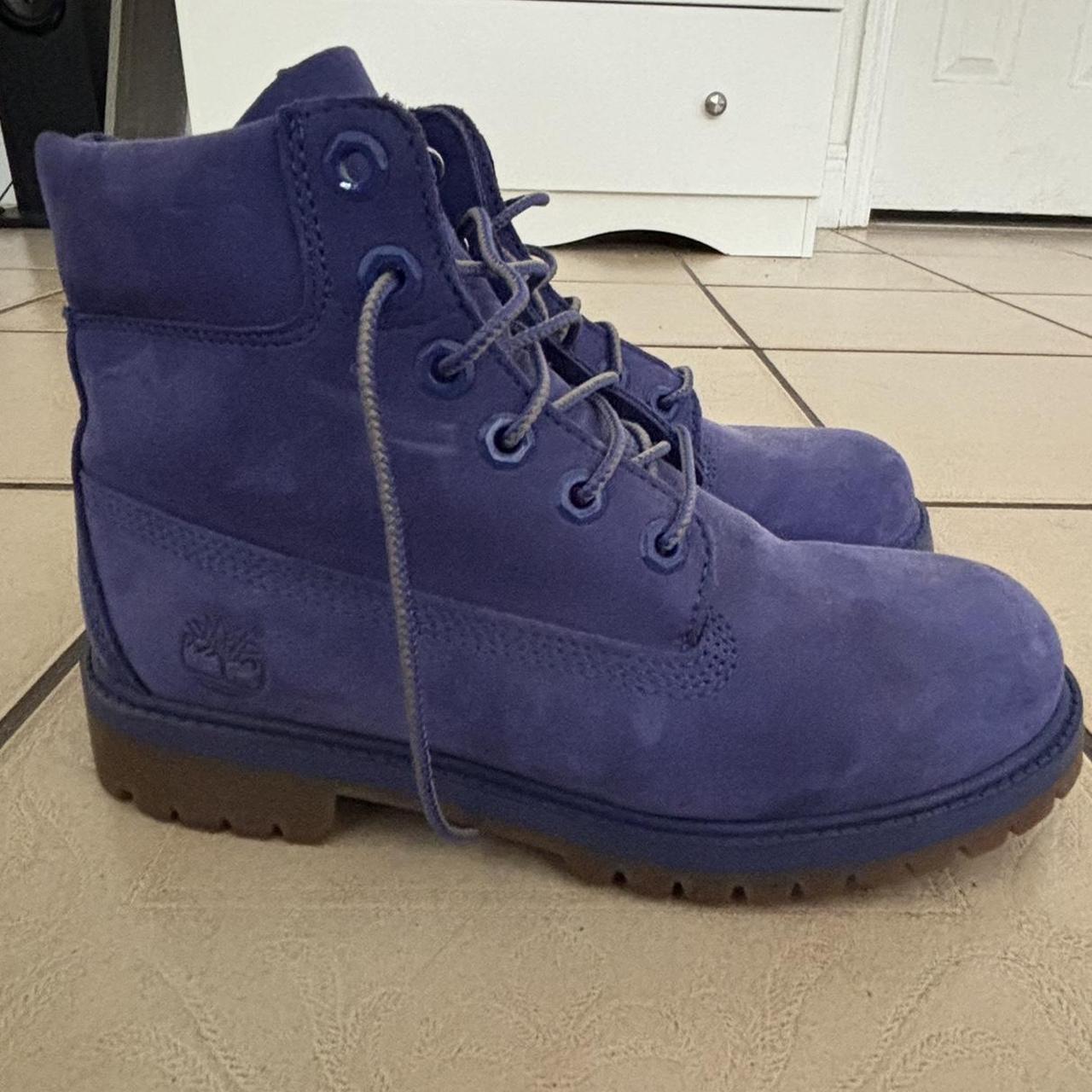 blue timberland boots SIZE run