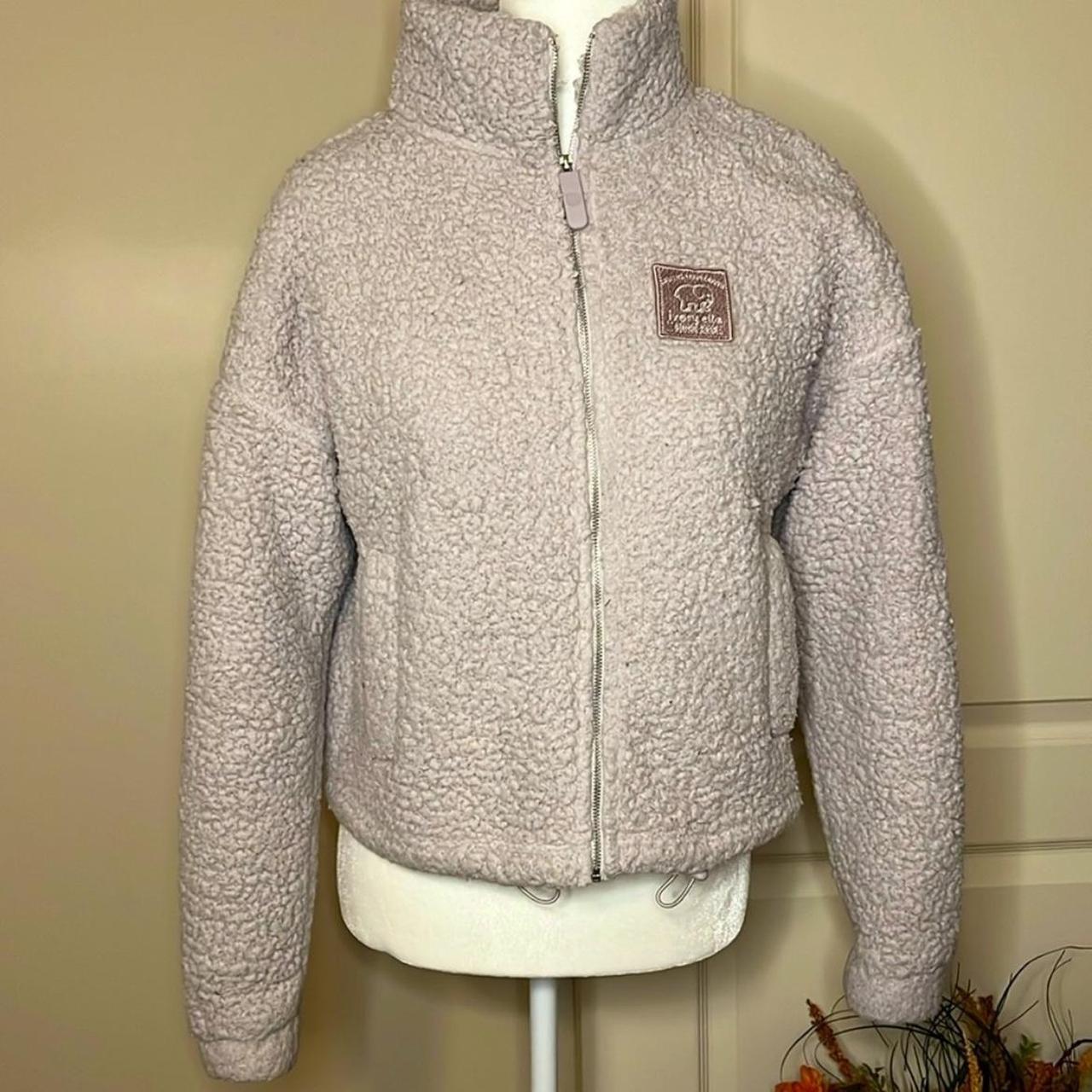 Ivory ella fuzzy jacket hotsell