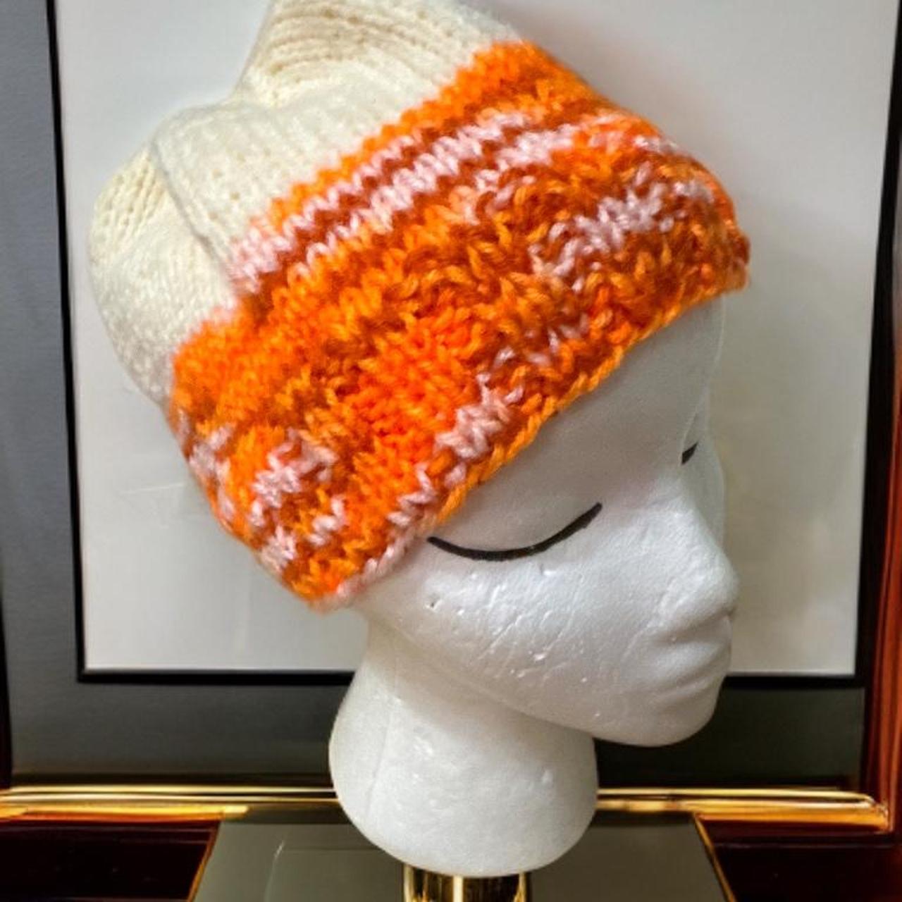 Source Unknown Women's Beanies - Orange/Multi – V… - image 1