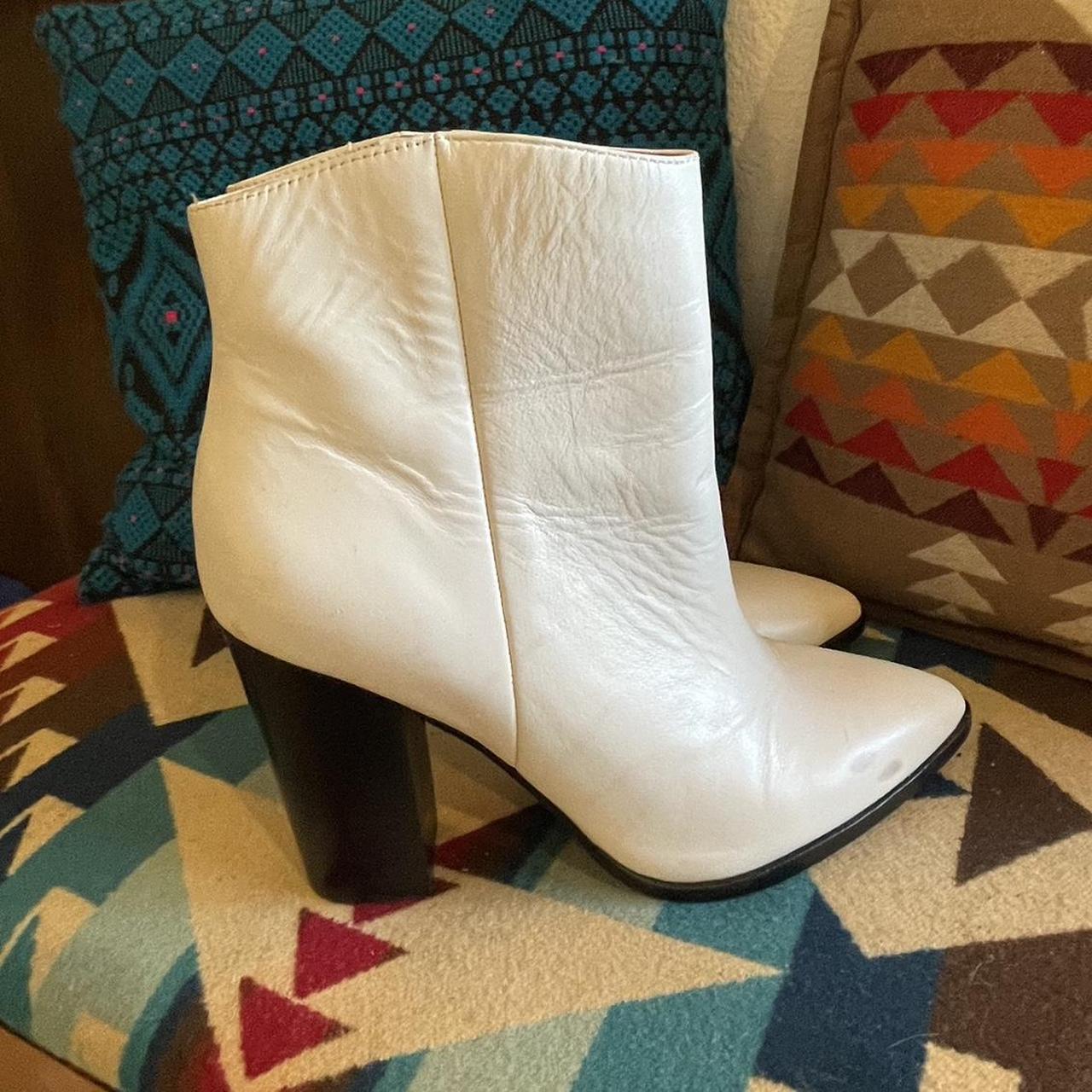 Halogen white booties best sale