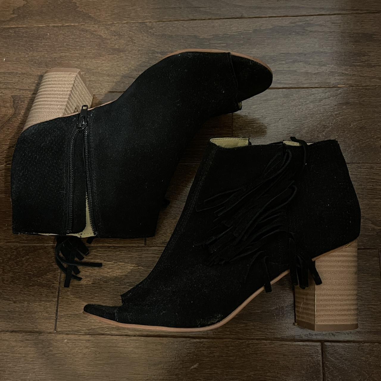 Kensie black best sale suede booties