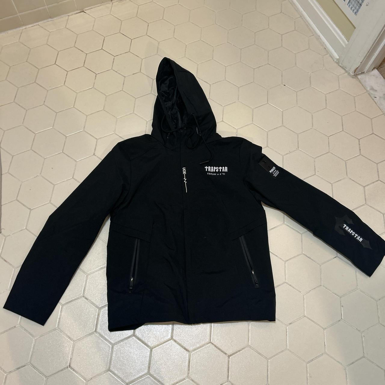 Trapstar windbreaker ジャケット ナイロンジャケット Trapstar Decoded Windbreaker Jacket Black/Reflective Men's