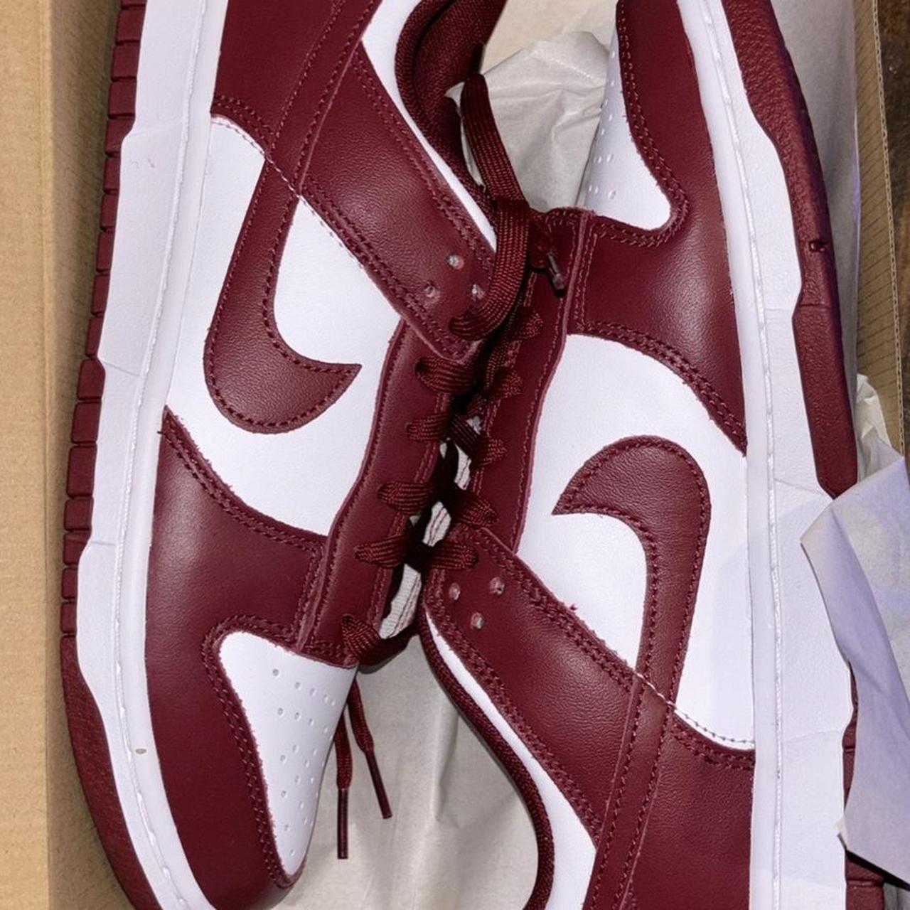mens nike burgundy trainers