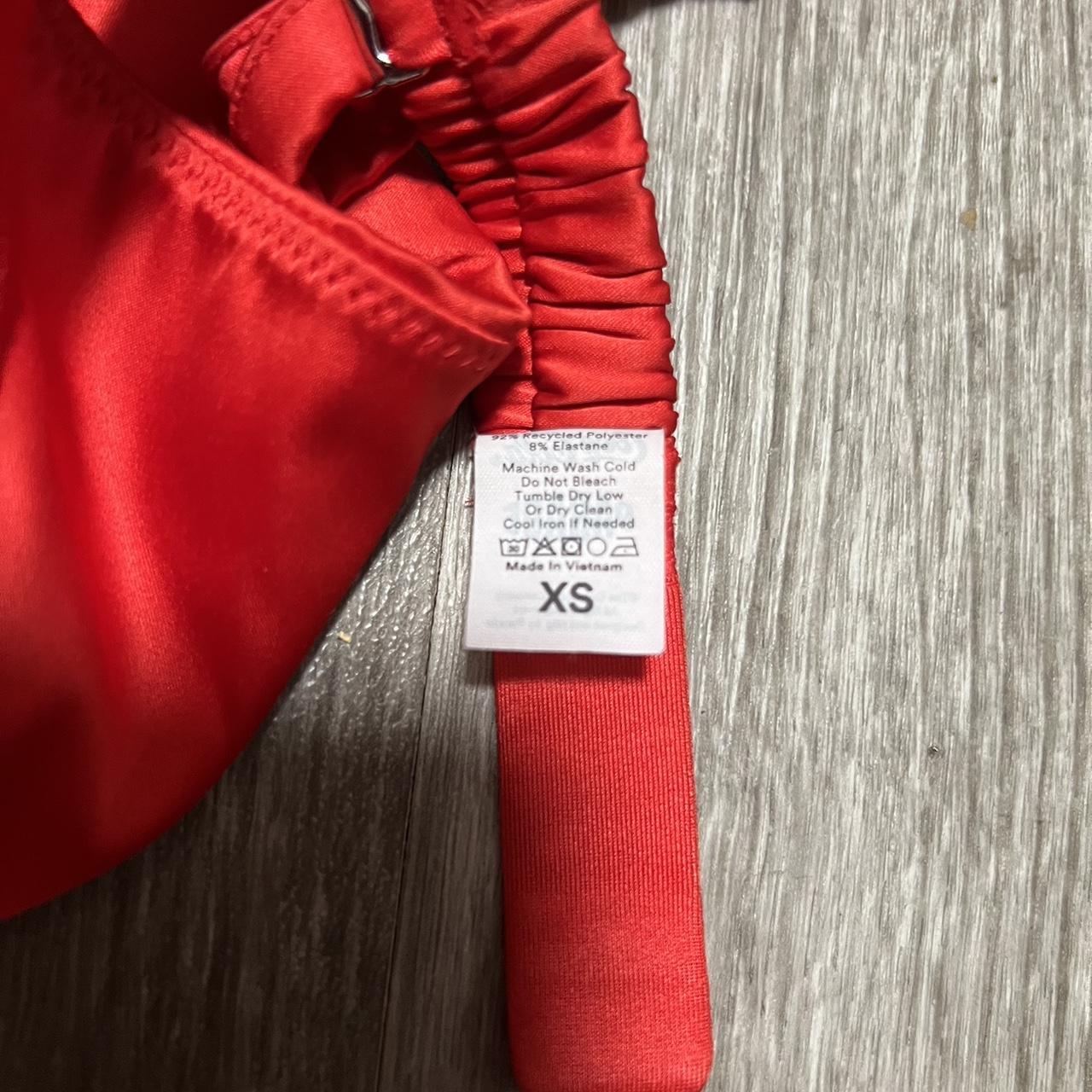 Parade Red Satin Triangle Bra Limited Edition Silky... - Depop