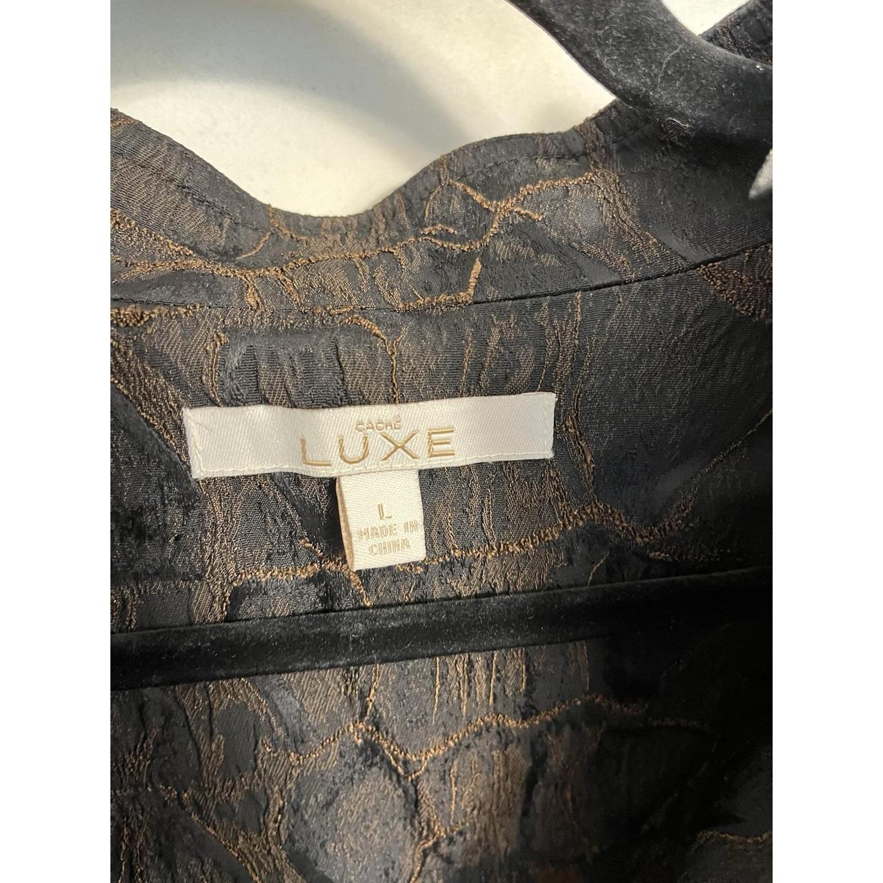 Cache Women's Tailored jacket - Brown - 10 – Vtg … - image 2