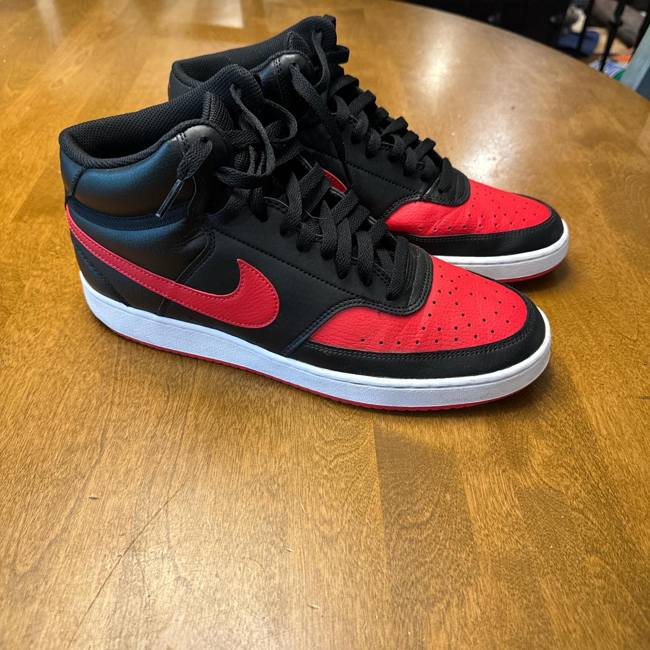 nike court vision mid bred